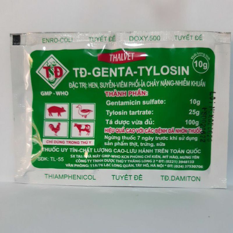 Dung dịch bột pha uống cho chim, gà