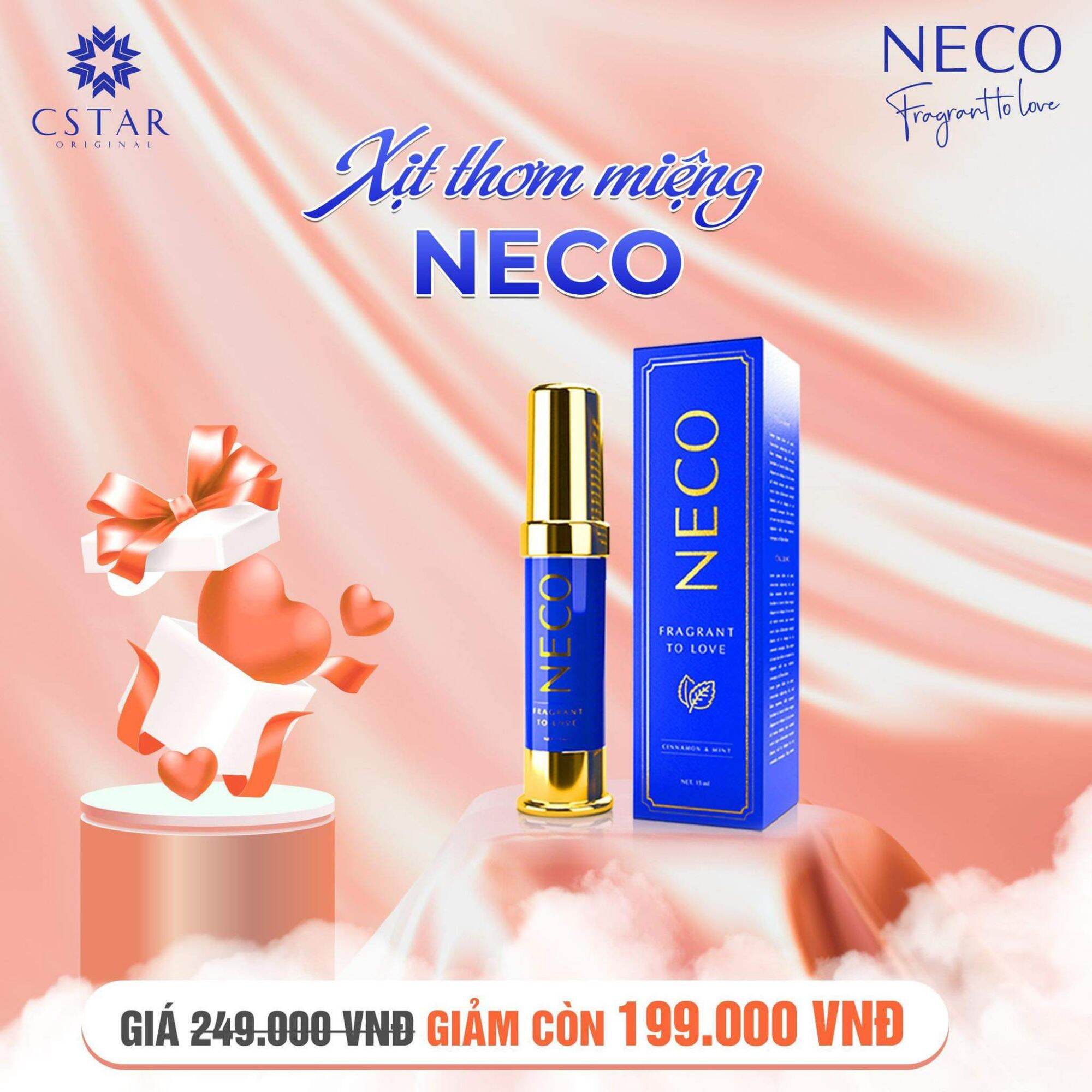 Xịt thơm miệng neco