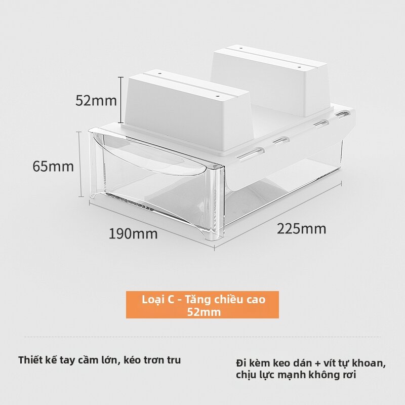 QINFEI | Hộc Lưu Trữ Dưới Bàn Có Dung Lượng Lớn
