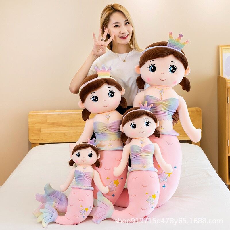 Gối Ôm Nàng Tiên Cá Dễ Thương Đáng Yêu ( nhiều kính thước)