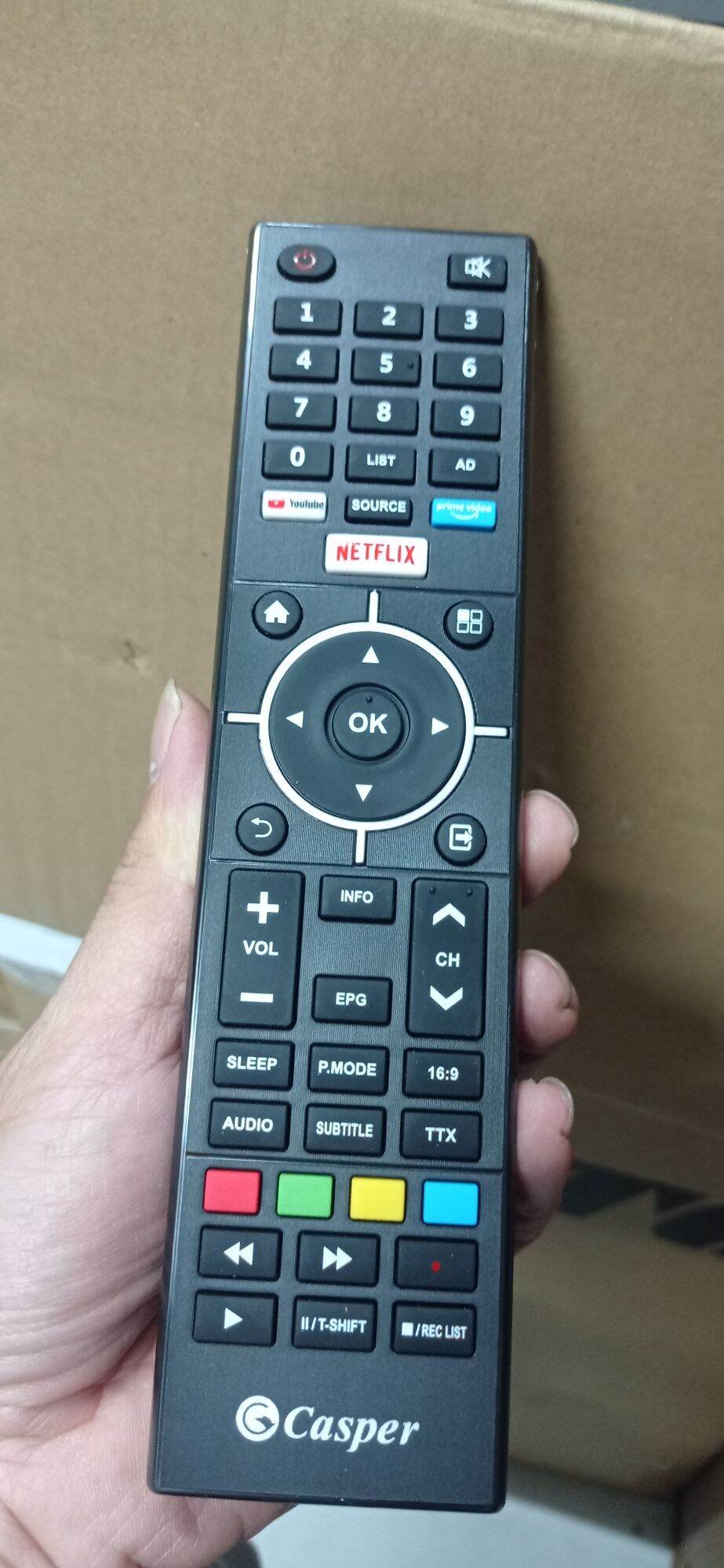 Remote cho smart tivi Casper - Hàng chính hãng Casper Việt Nam