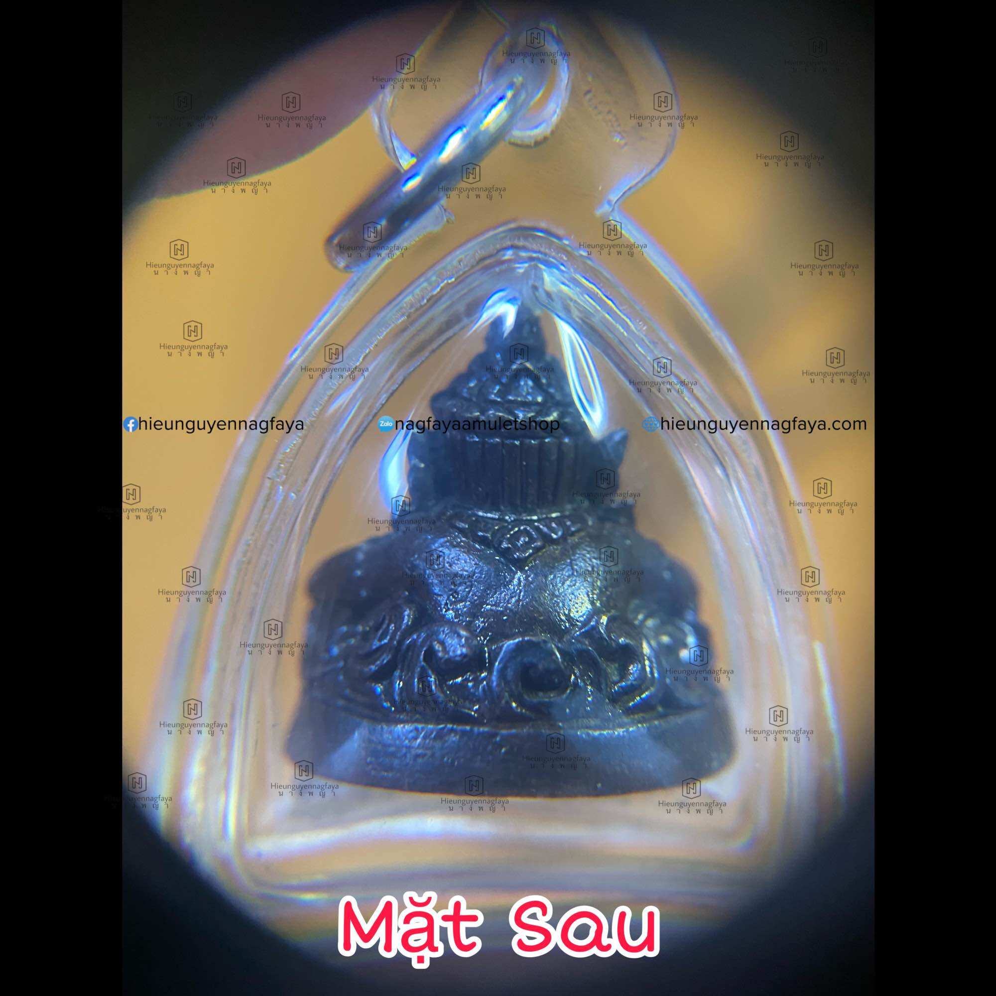 [[HÀNG THẬT]] Mặt Dây Chuyền Đeo Cổ Rahu Đen [hieunguyennagfaya]