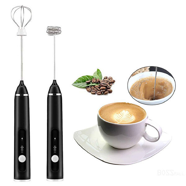 Máy đánh bọt cà phê 2 đầu sạc USB