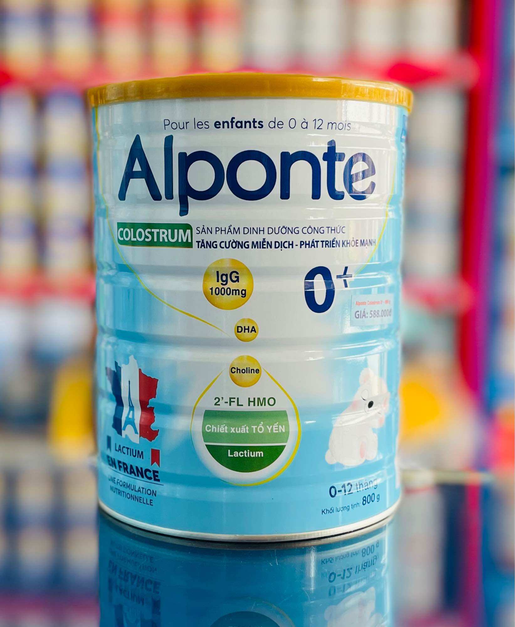 Sữa Bột Alponte Gain/Optipro/Colostrum/Grow/Pedia (800g)