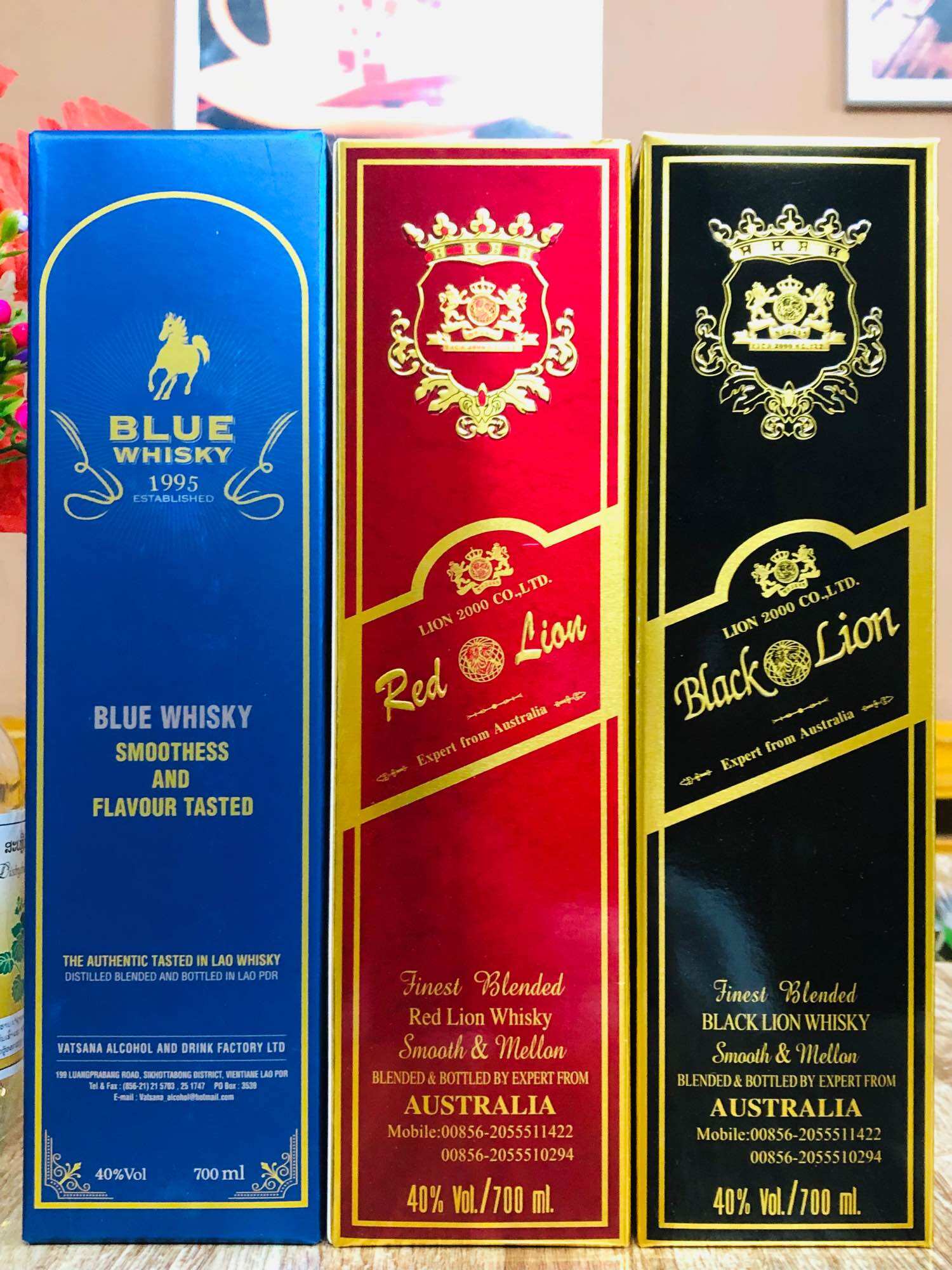 Combo 3 chai nhập lào, 700ml/1c