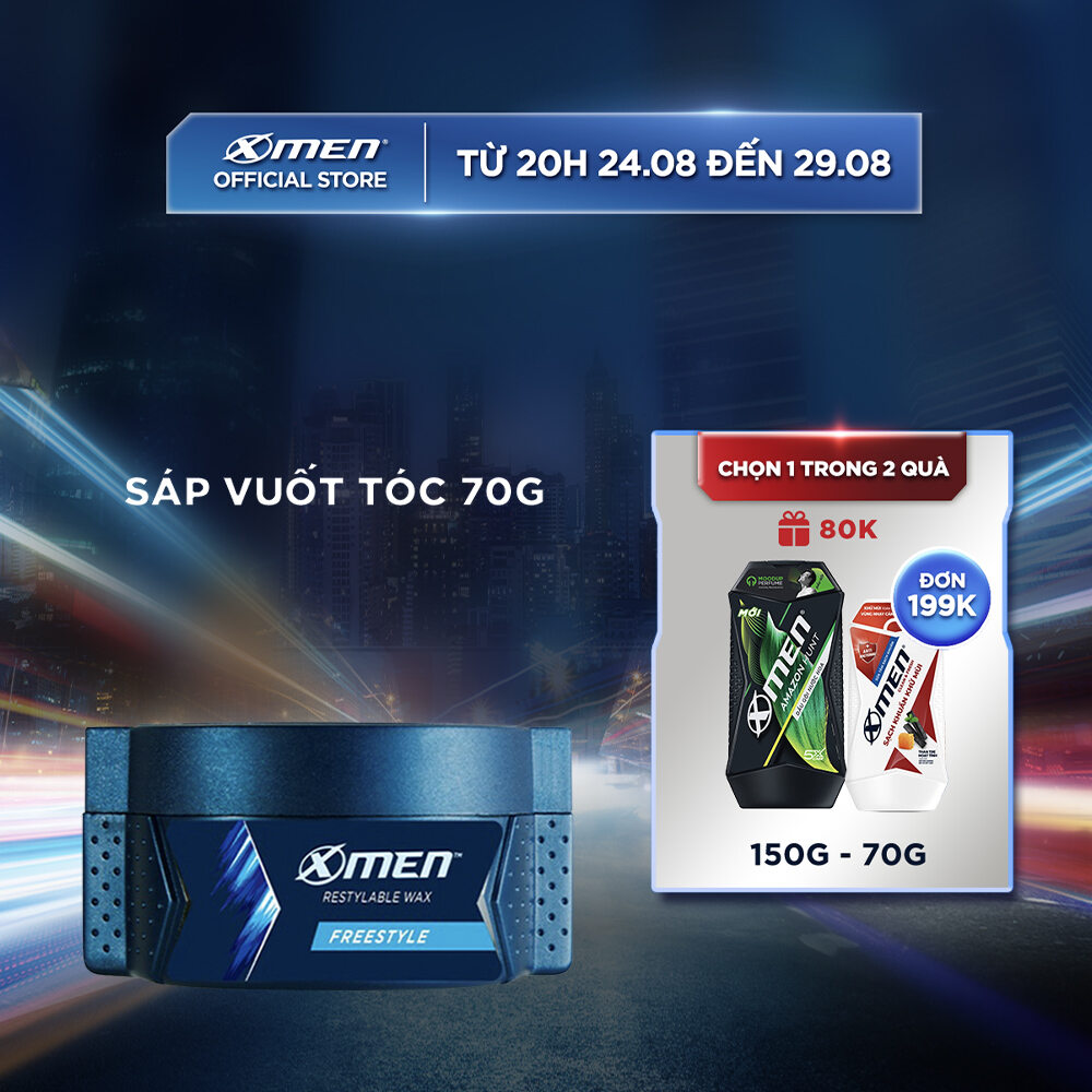 Wax vuốt tóc X-Men Freestyle 70g