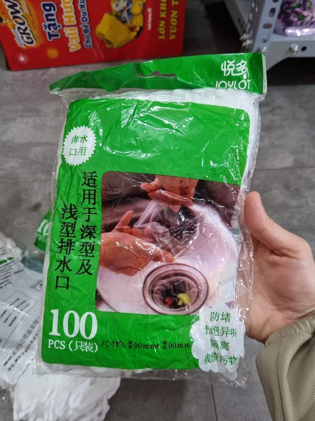 Túi lọc rác bồn rữa chen