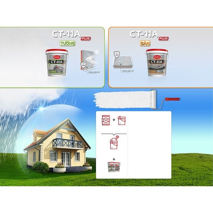 Kova chống thấm Tường 20kg