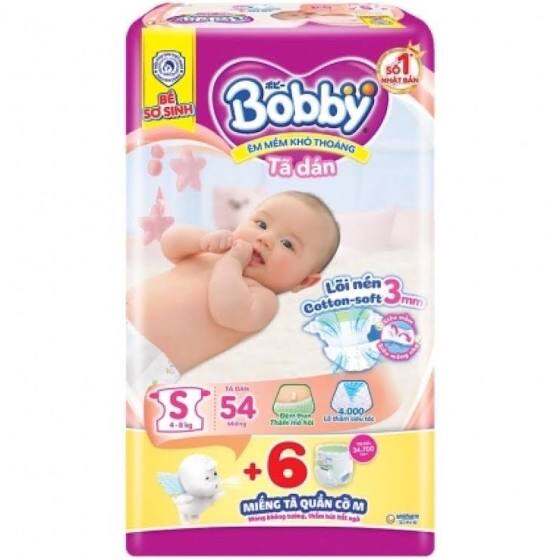 Tã dán bobby S 54 miếng