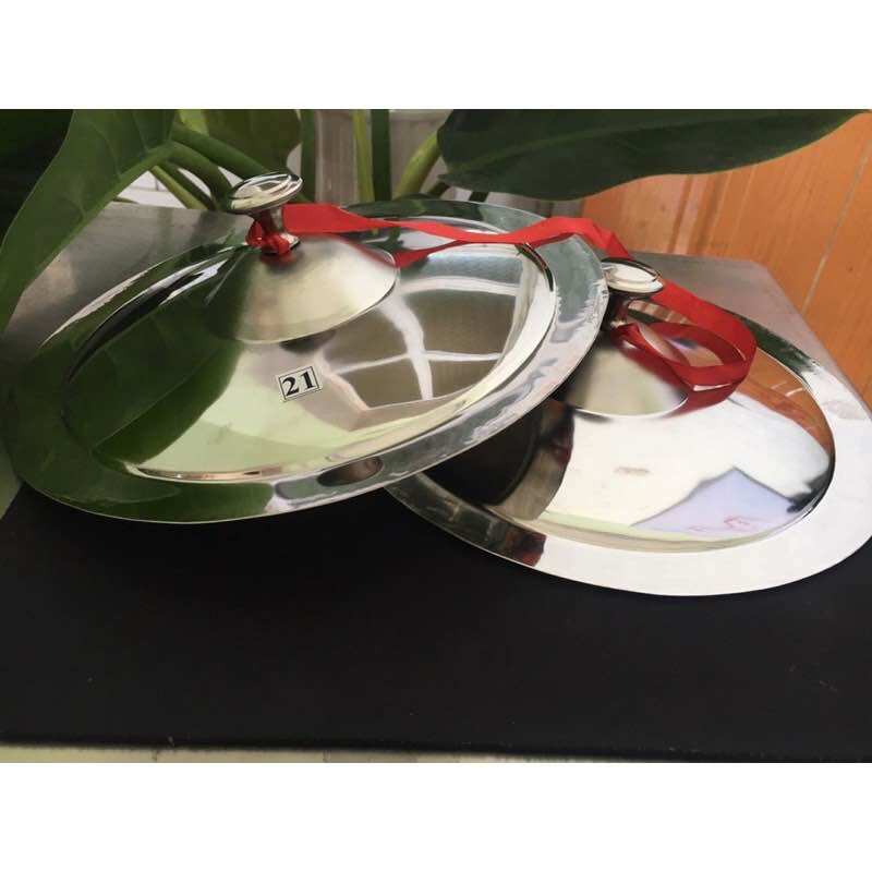 Chũm choẹ inox (21cm)