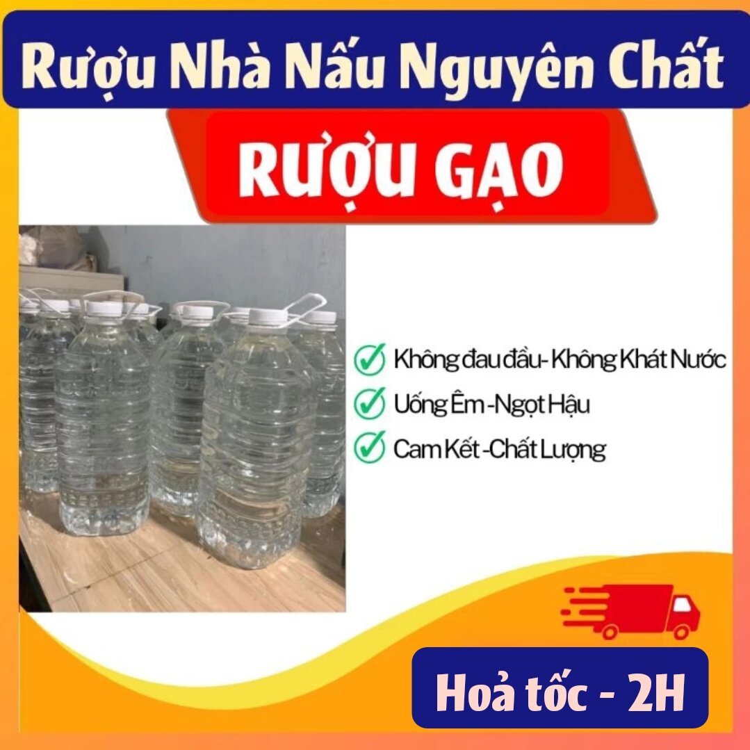 Rượu gạo nhà nấu - rượu nấu ăn - rượu ngâm