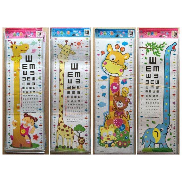 Thước đo chiều cao dán tường đo chiều cao cho bé