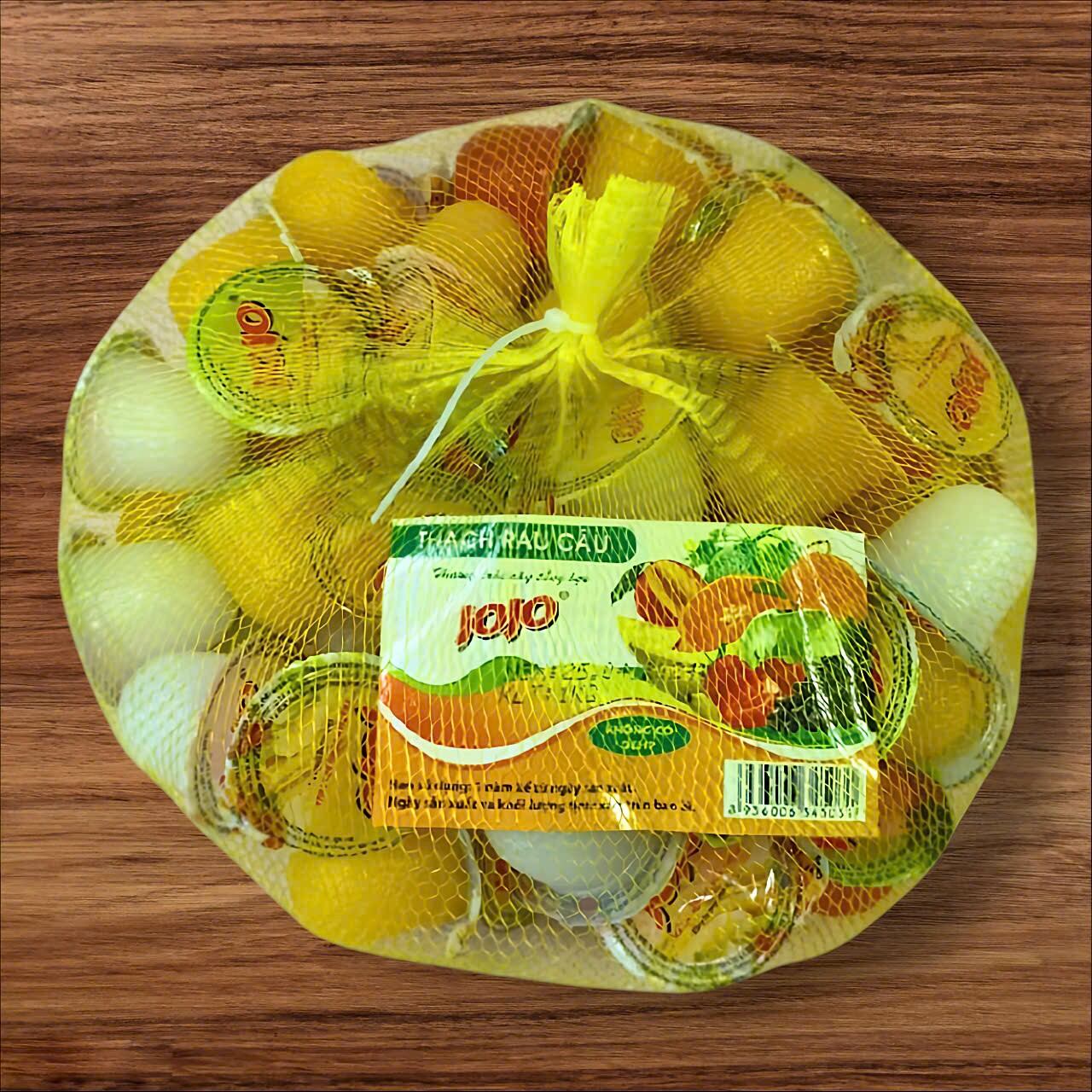 1KG THẠCH RAU CÂU TRÁI CÂY jojo ăn vặt thạch rau câu cho bé