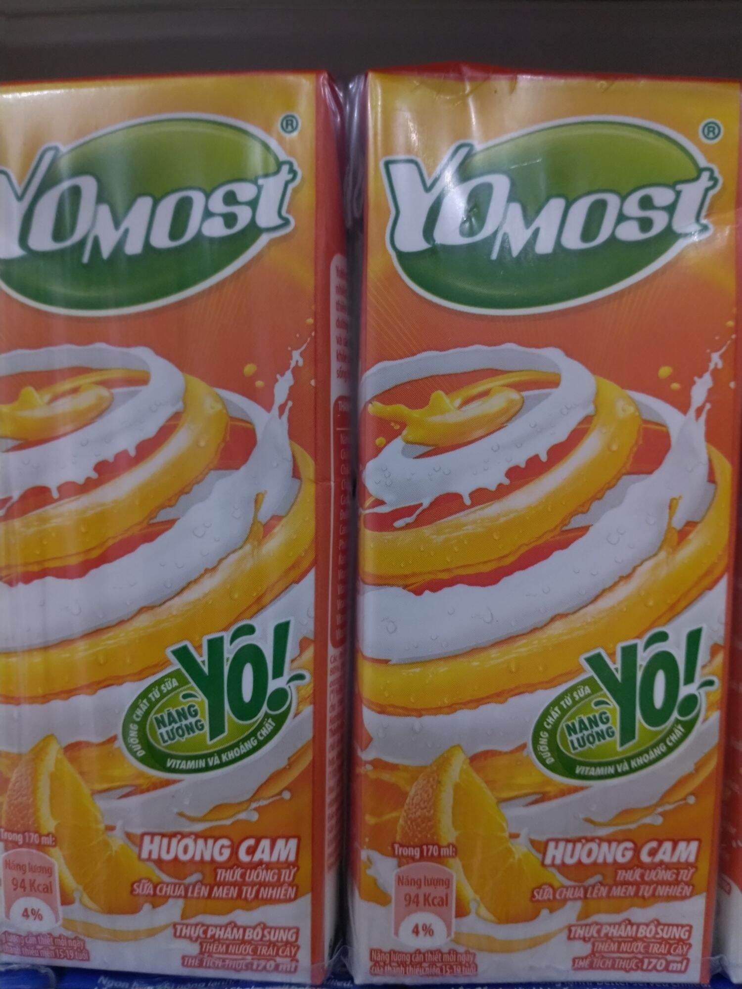 Sữa Yomost các vị vỉ 4hộp 180ml