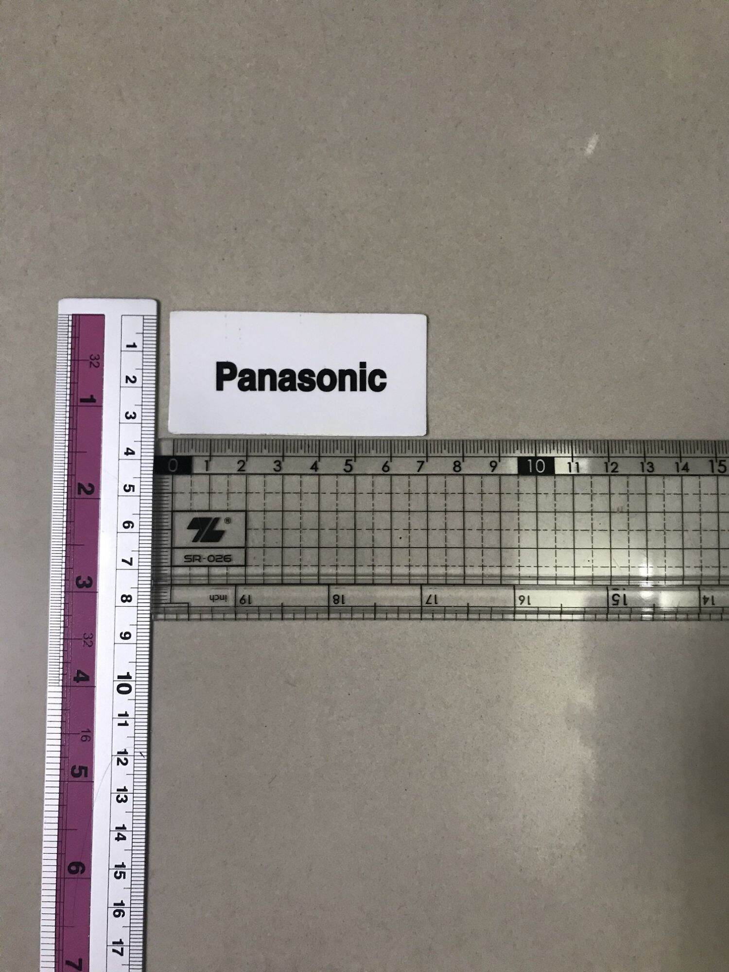 tem dán mặt lạnh điều hòa Panasonic chữ đen