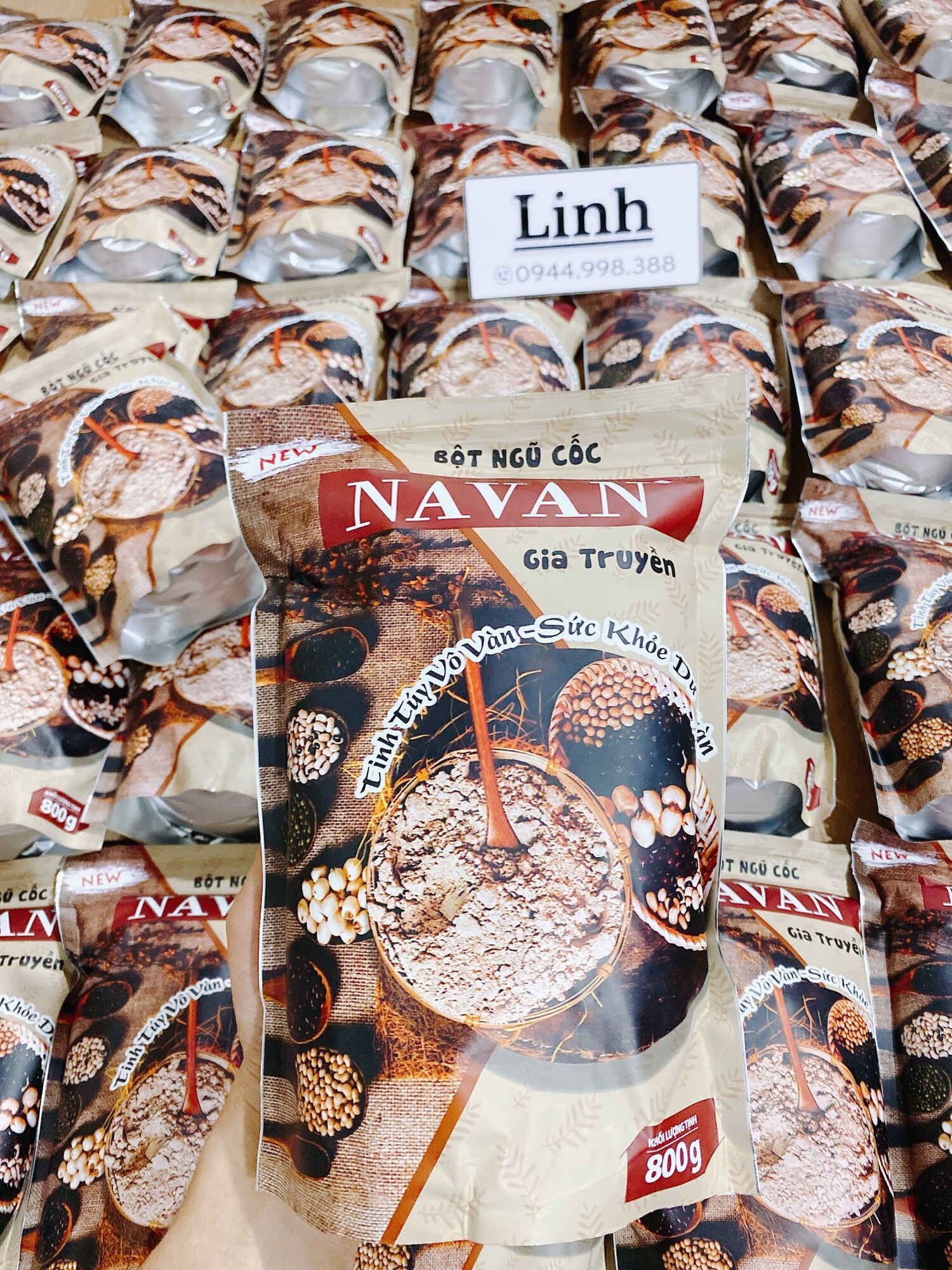 Bột ngũ cốc navan 800g
