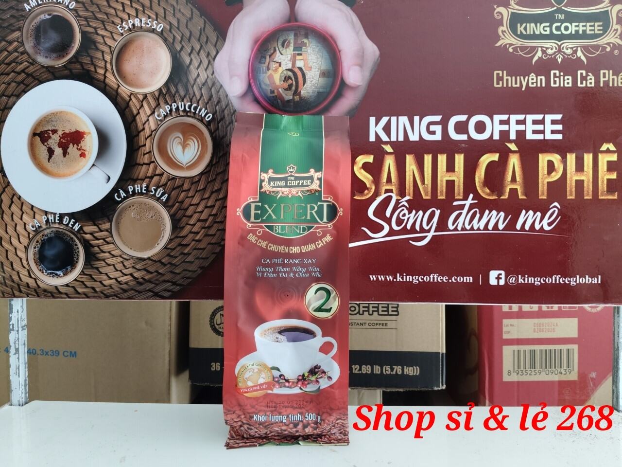 Cà phê rang xay TNI King Coffee Expert Blend 2 _500g