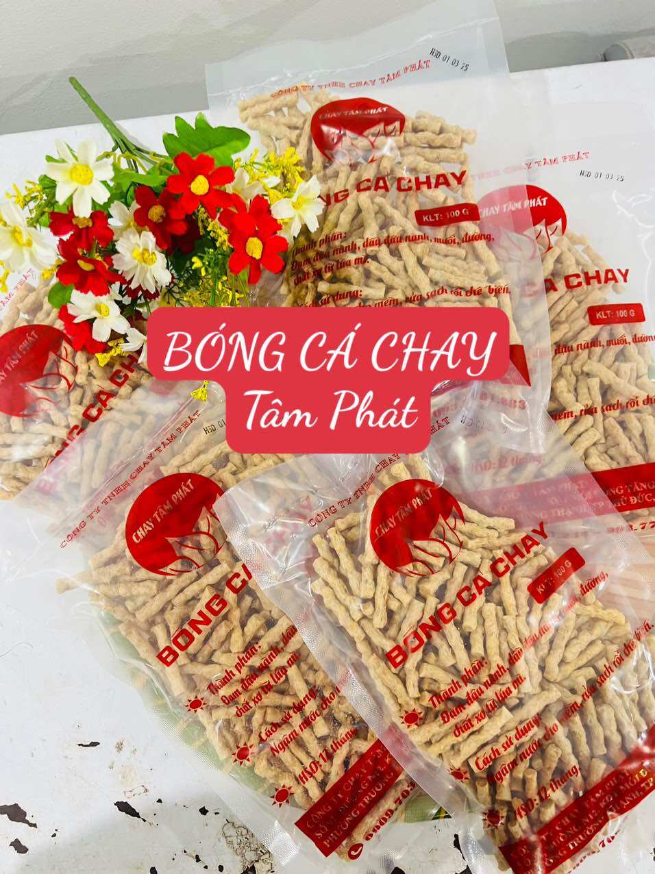  100g BÓNG CÁ CHAY   Chay Tâm Phát 