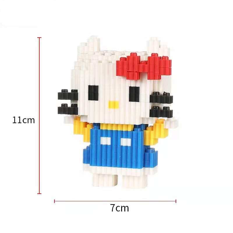 🌸ĐỒ CHƠI LẮP RÁP LEGO 3D HELLO KITTY DOREMON