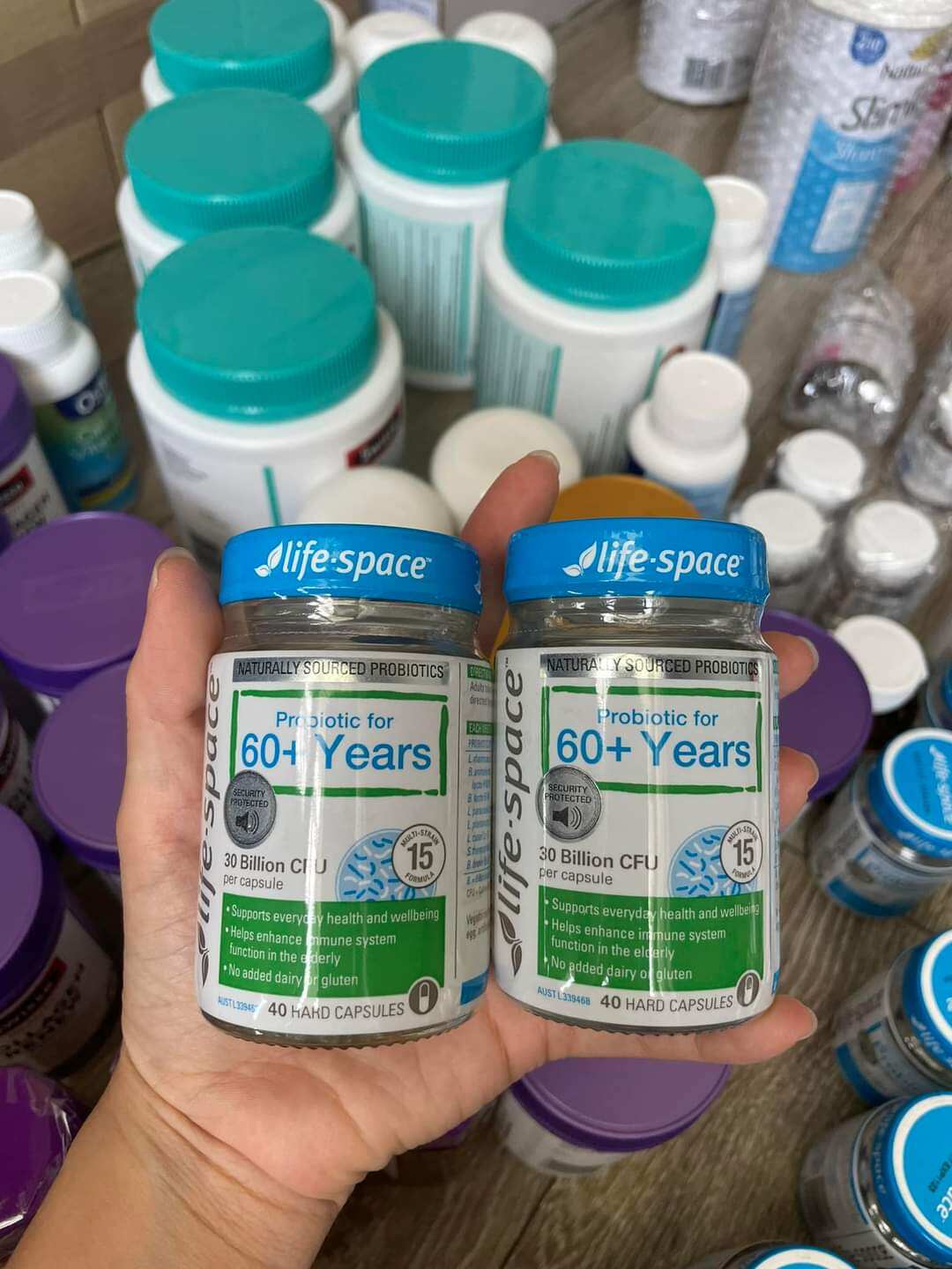 Life-Space Probiotic for 60+ Years 40 Capsules Exclusive Size