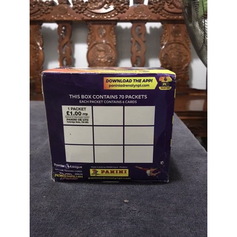 [ Full Box ] Panini Premier league mùa 20/21