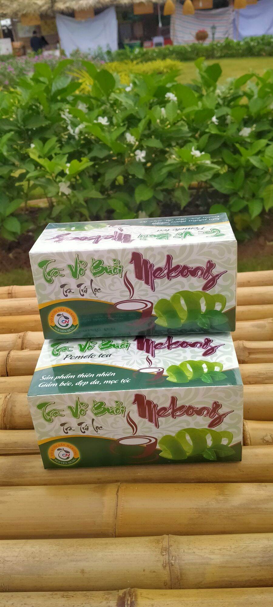 trà vỏ bưởi túi lọc Mekong 50gr