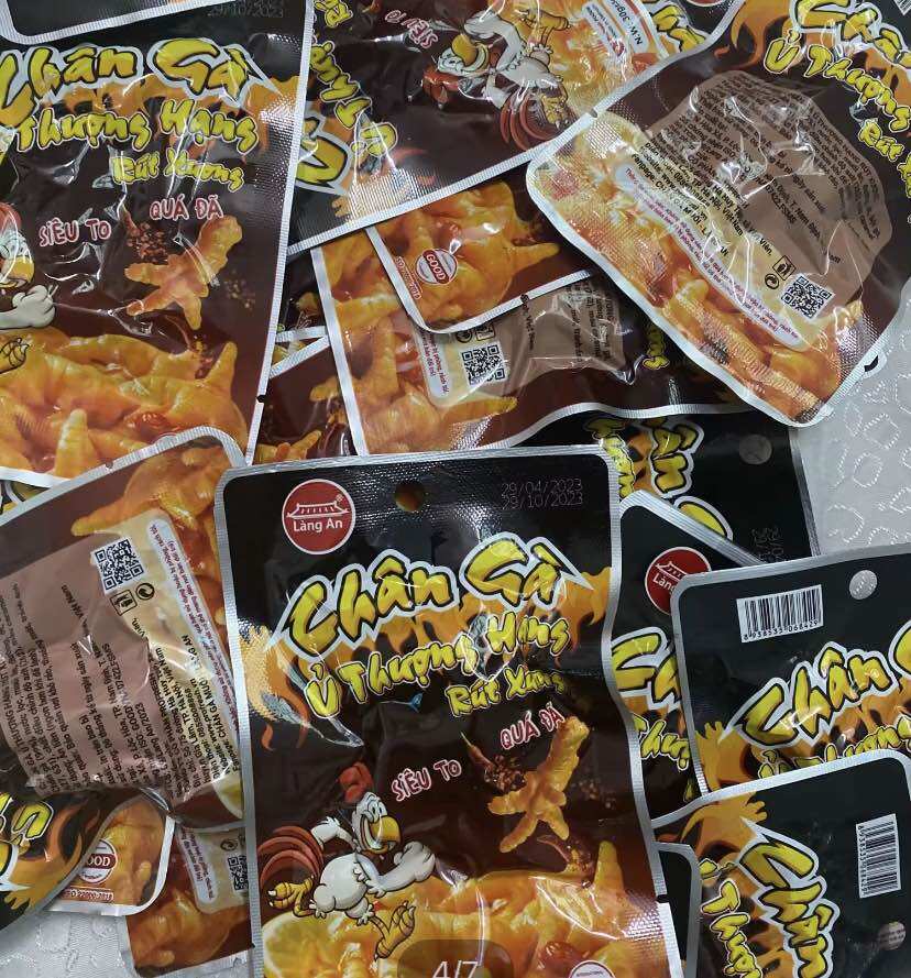 [Combo 10 cái] Chân gà rút xương ủ vị Làng An