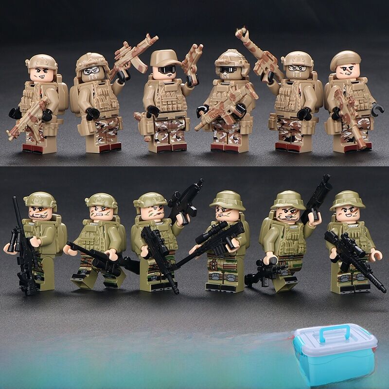 Đồ Chơi Lắp Ráp Mô Hình Binh Sĩ Đặc Biệt Bộ Đồ Chơi Xây Dựng Cho Trẻ Em Từ 8-14 Tuổi Đồ Chơi Mô Phỏng Cảnh Sát Cho Bé Trai