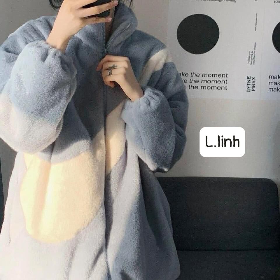 Khoác lông nike về thêm