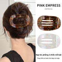 PINK EMPRESS | Kẹp tóc nữ hình bào ngư cho kiểu búi cao đuôi ngựa