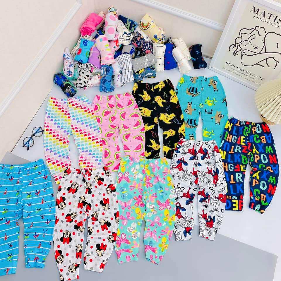 Quần dài giữ ấm, quần dài ngủ cho bé trai, bé gái có size 5kg-30kg