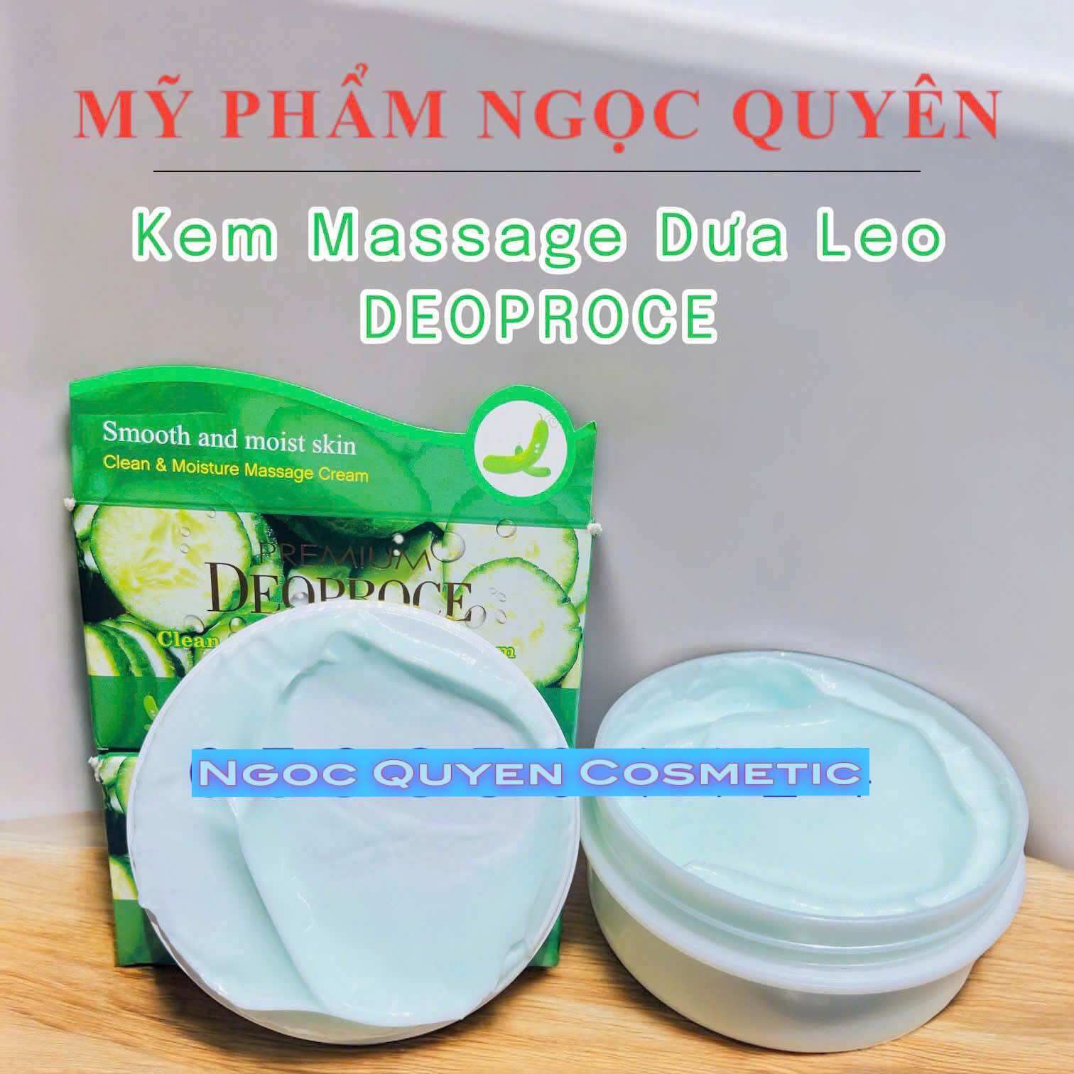 Kem massage măt dưa chuột Deoproce 300Gr