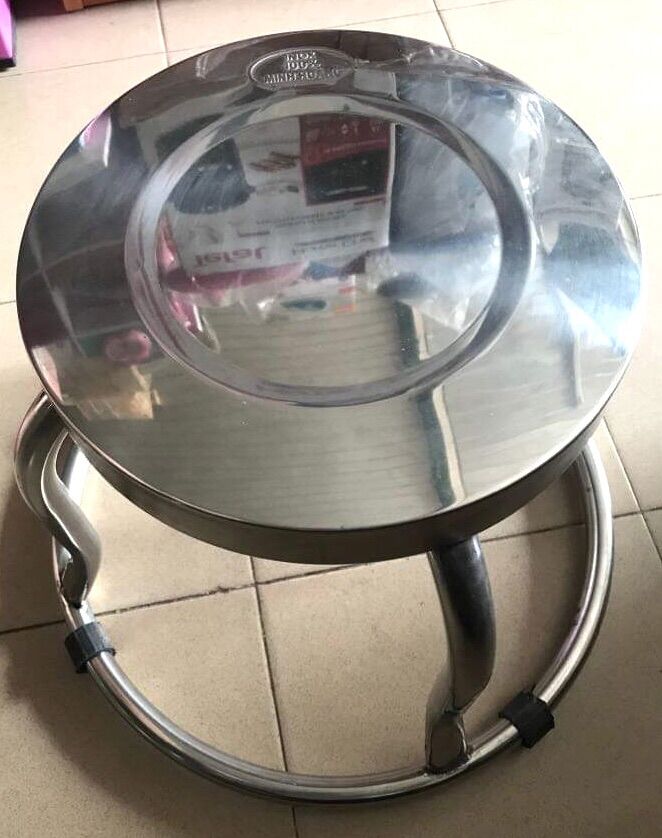 Ghế đôn inox 201 ống 22 mặt 7 dem