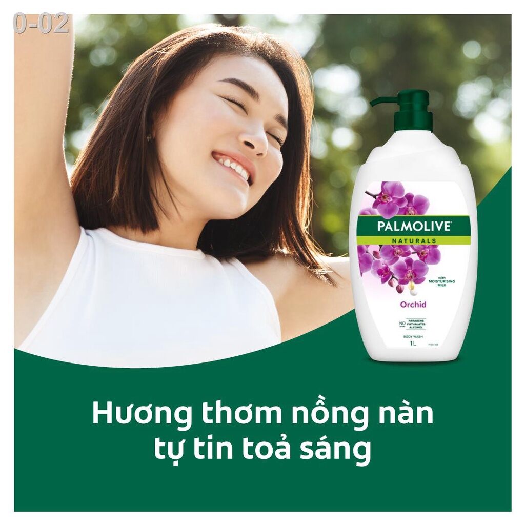 [Date 03/2024] Sữa tắm Palmolive Sữa và Hoa phong lan đen chai 1L