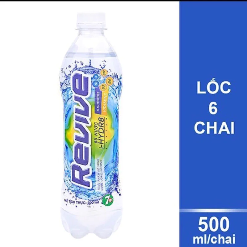 Lốc 6 chai nước bù khoáng Revive 500ml