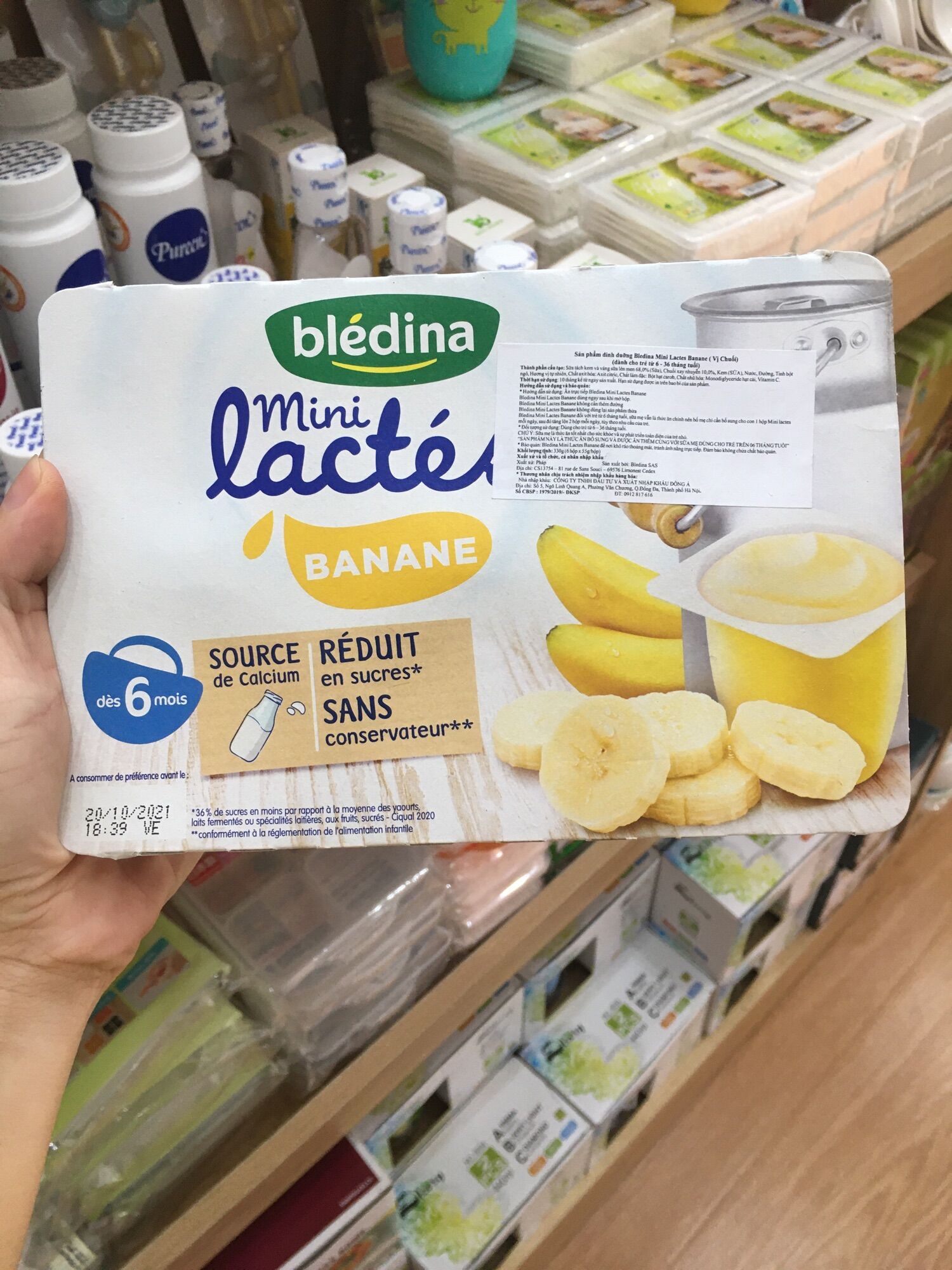 Sữa chua Bledina vị chuối