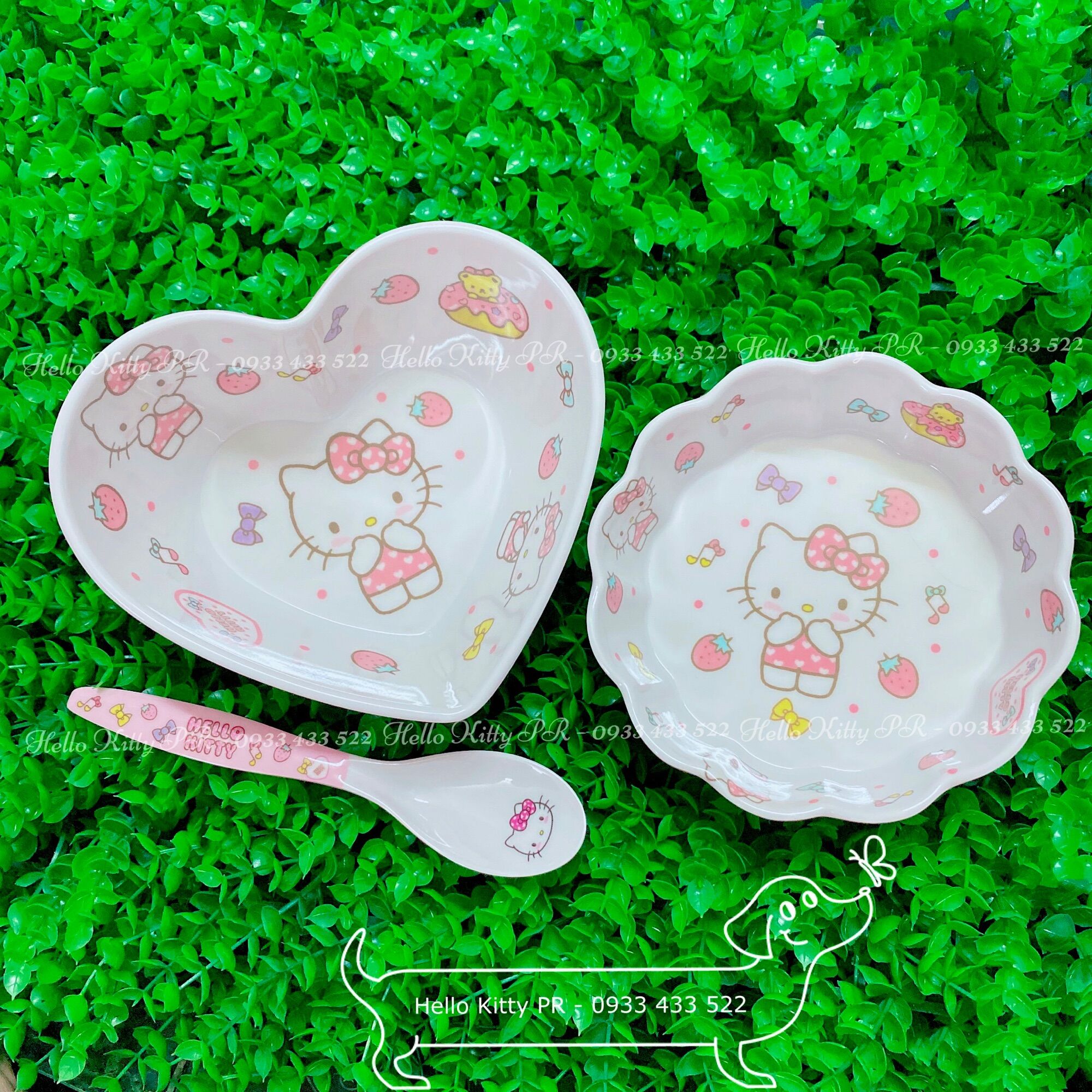 Chén tô ly muỗng Hello Kitty - Doremon Doraemon