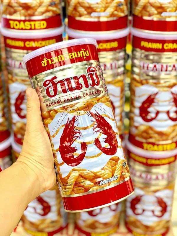 Bánh tôm lon thái lan