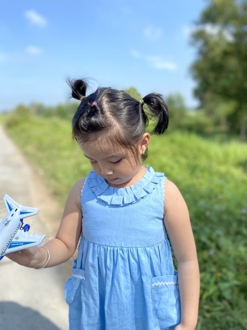 ĐẦM XẾP LY CỔ BEE BEE KID D08 SIÊU CUTE