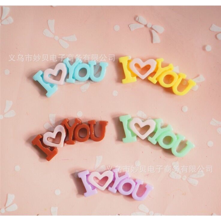 Charm chữ i love you