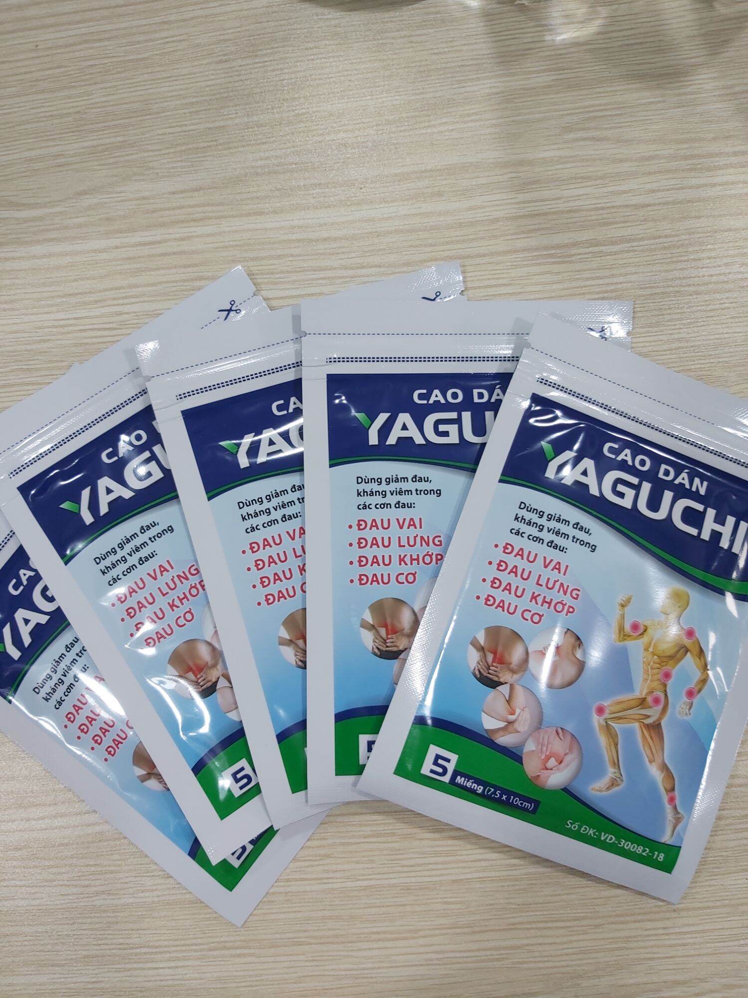 Combo 5 gói cao dán Yaguchi