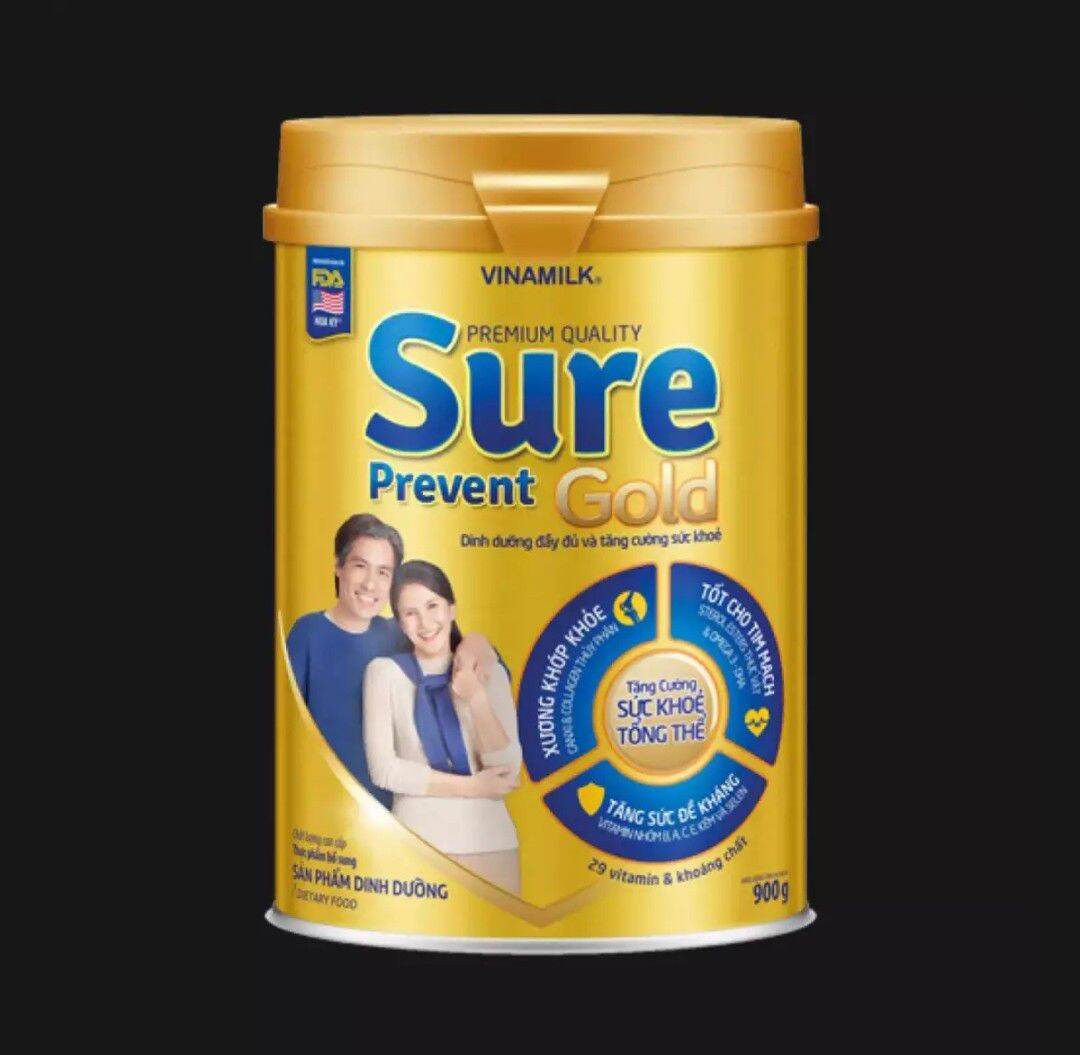 Sữa Bột Vinamilk Sure Prevent 900g - [Date mới]