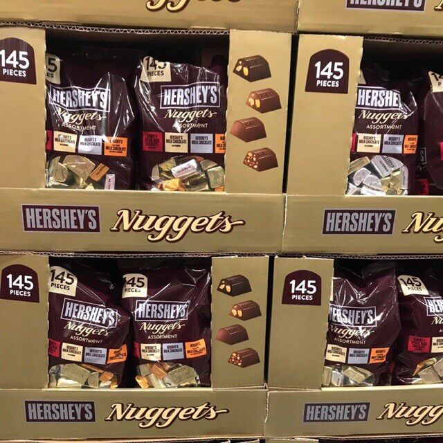 [HSD 08/2926) Socola HERSHEY NUGGETS ASSORTMENT 1.47kg 145 viên tù MỸ