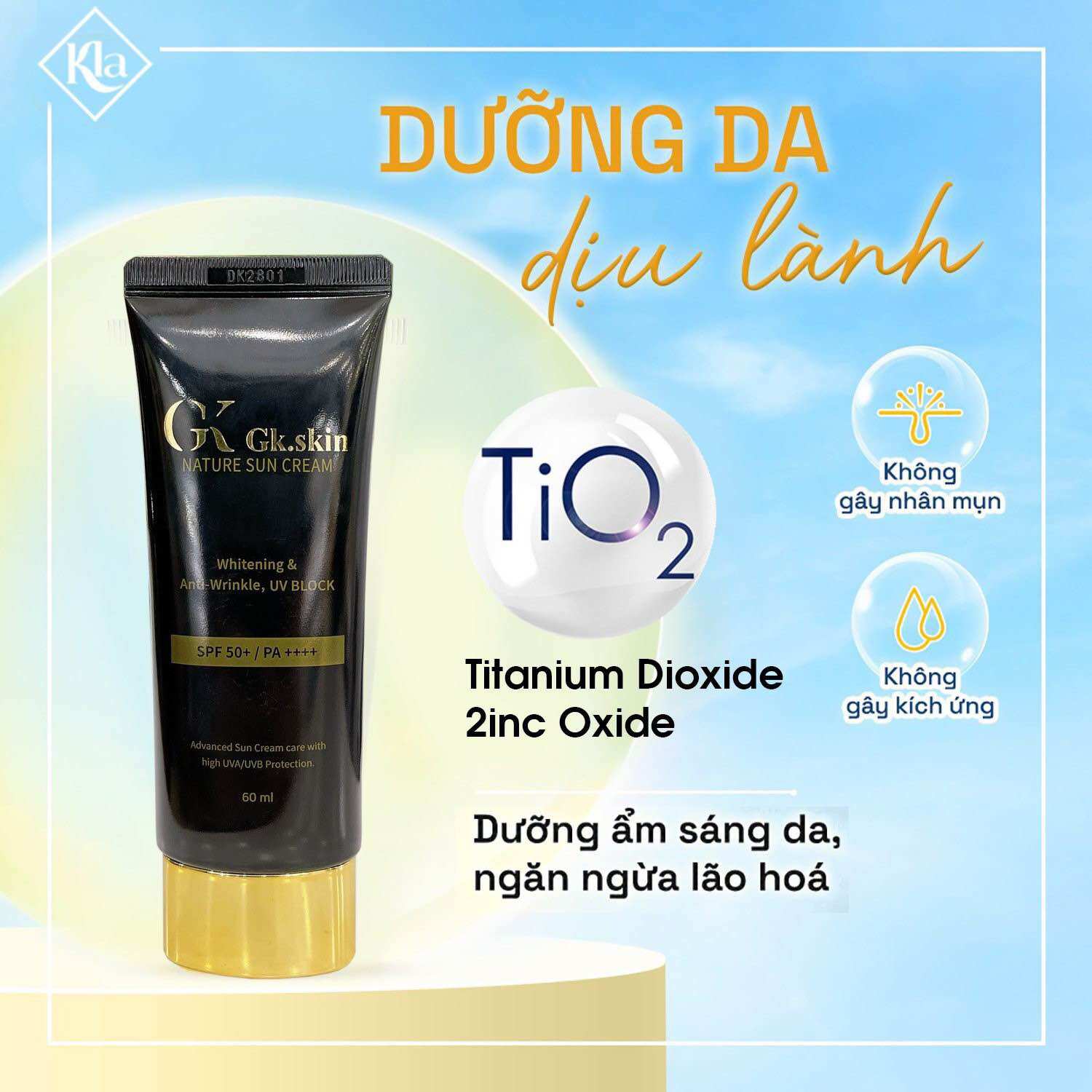 KEM CHỐNG NẮNG GK-SKIN(Dr.PEPTIT CELL cũ)