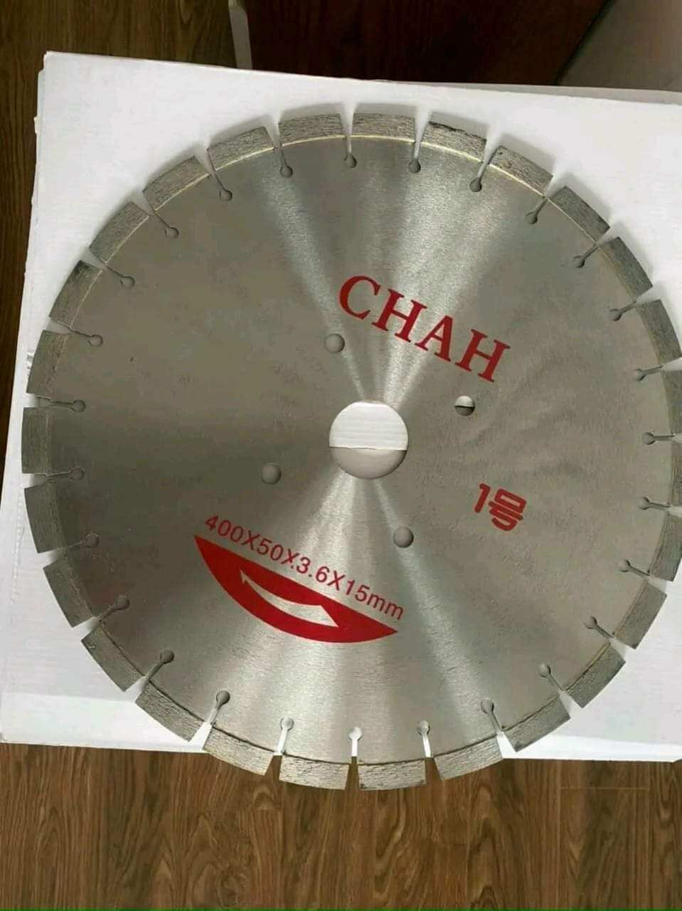 Chah 400mm lưỡi cắt bê tông, đá granite, hoa cương, marble, chân tường gạch đá