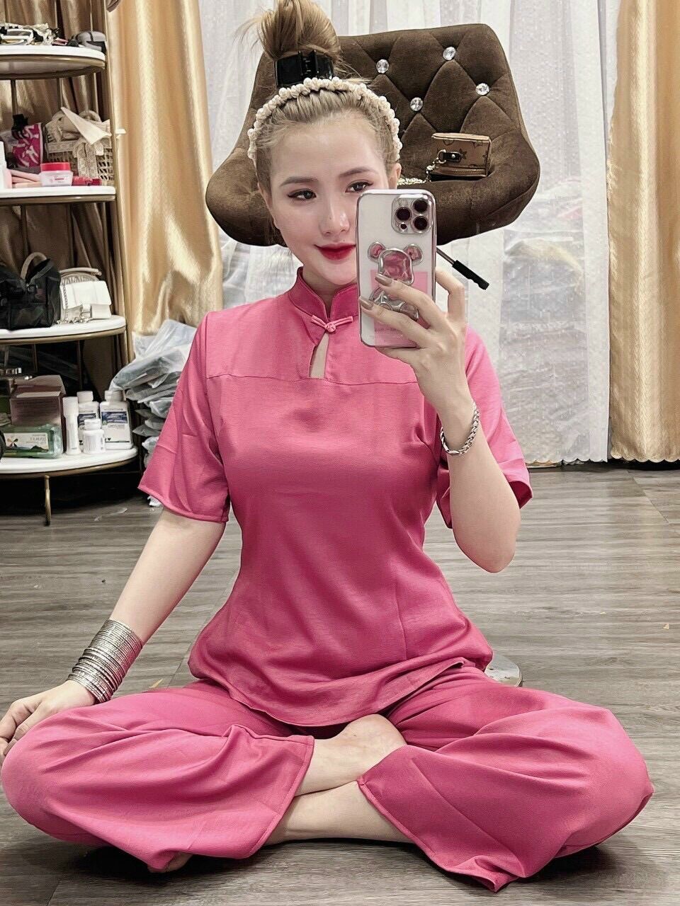 Set lam đi chùa hàng loại 1-hình thật.