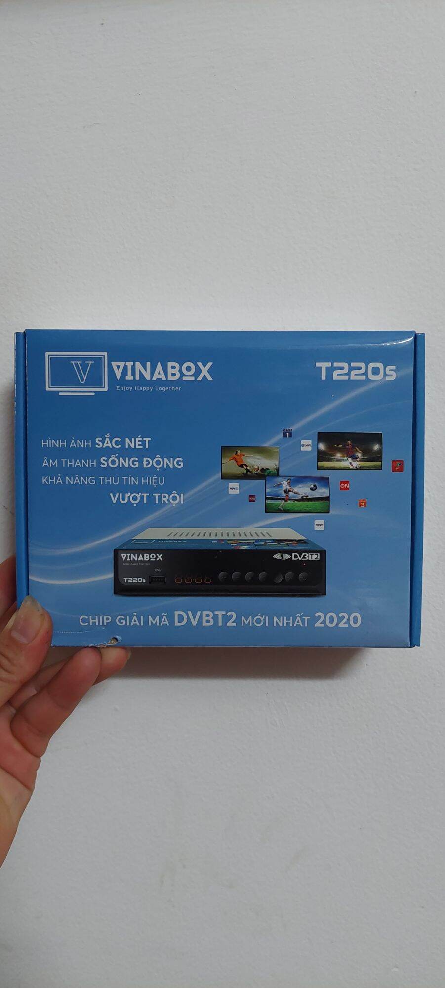 Đầu Mặt Đất DVB-T2 VINA T220s xem kênh miễn phí truyền hình