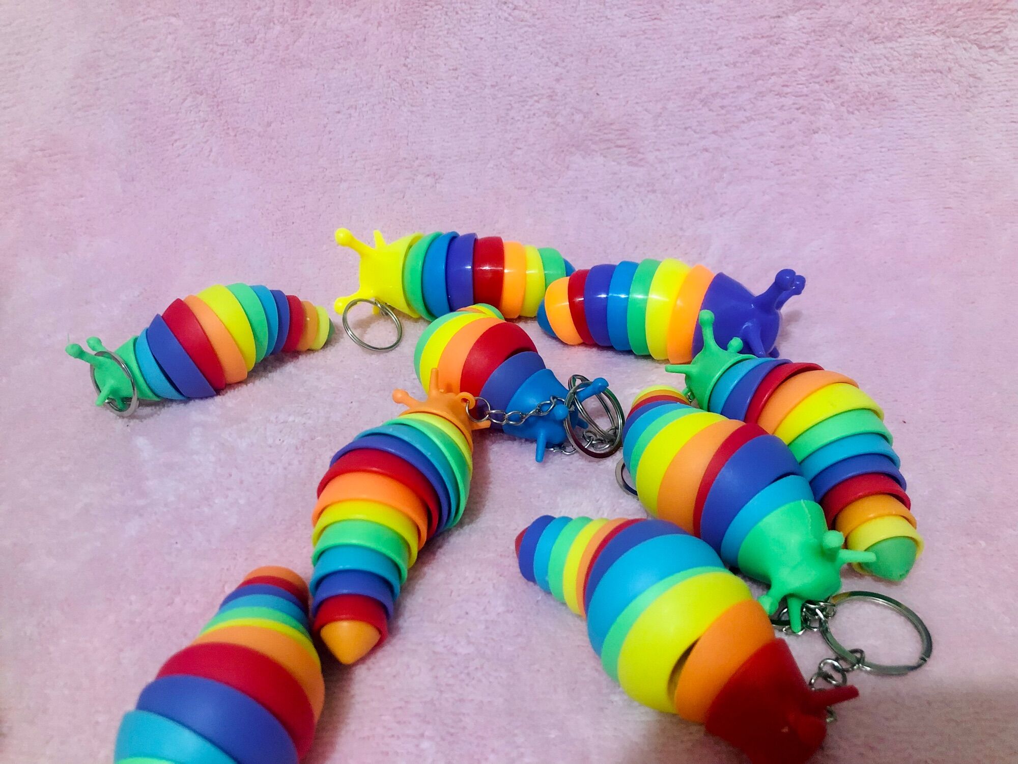 Móc khoá con sâu nhỏ ** Móc khoá cute - Quà tặng đáng yêu cho bé