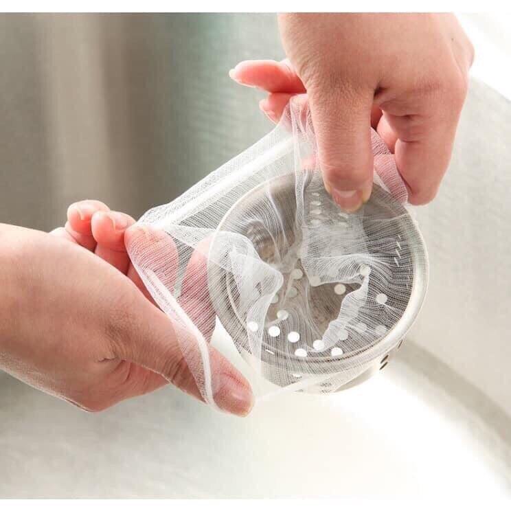 🍀🍀TÚI LỌC RÁC bồn rửa chén 1 bịch 100 cái