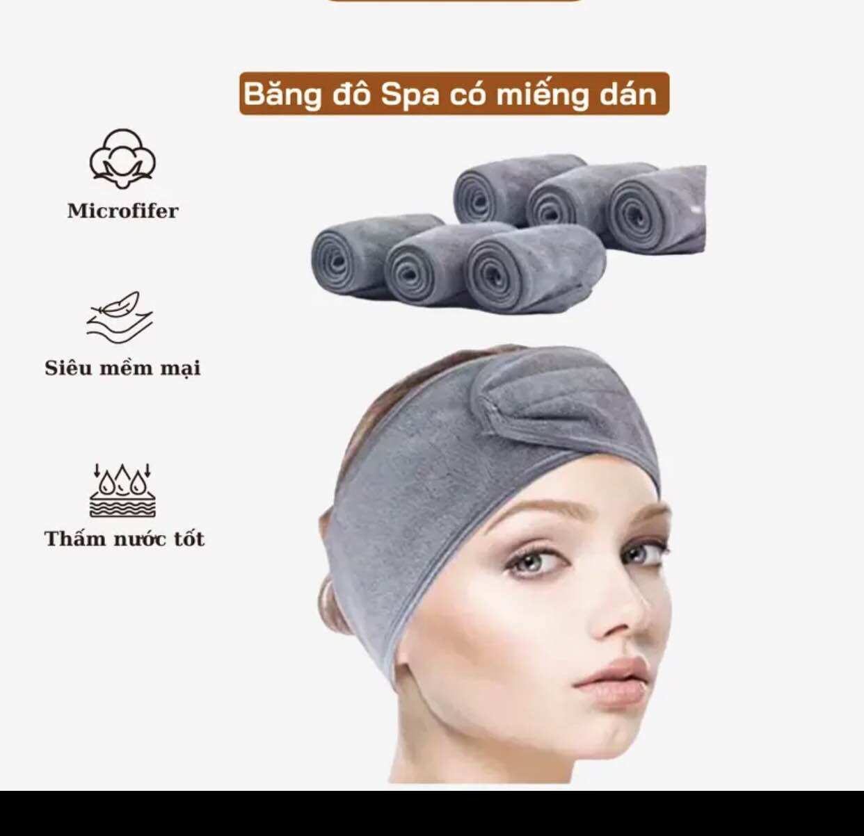 [Spa] Spa and Beauty Salon Hairbands with Stickers
